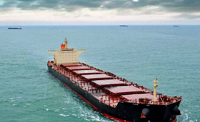 gmf-greencorridor Bulk carrier, green corridor generic shot (GMF)