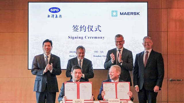 maersk-sipg Maersk Shanghai methanol MoU (Maersk)