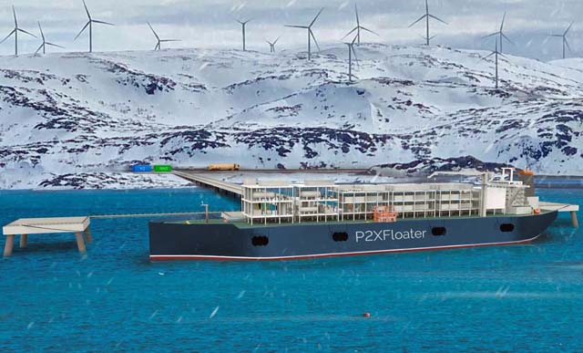 P2Xfloater (H2 Carrier)