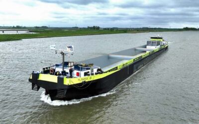 FIRST H2 FUELLED INLAND CONTAINERSHIP LAUNCH