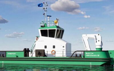 DAMEN UNVEILS ZERO-EMISSION ELECTRIC WORKBOAT