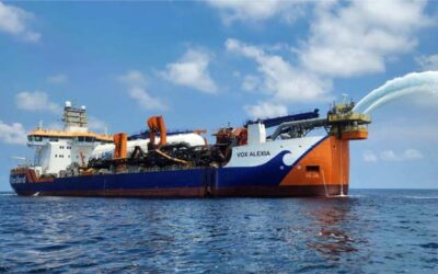 SINGAPORE YARD DELIVERS THIRD GREEN DREDGER