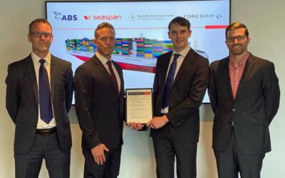 AMMONIA-FUELLED CONTAINERSHIP RECEIVES AiP FROM ABS