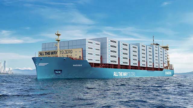 Methanol fuel containership (Maersk)