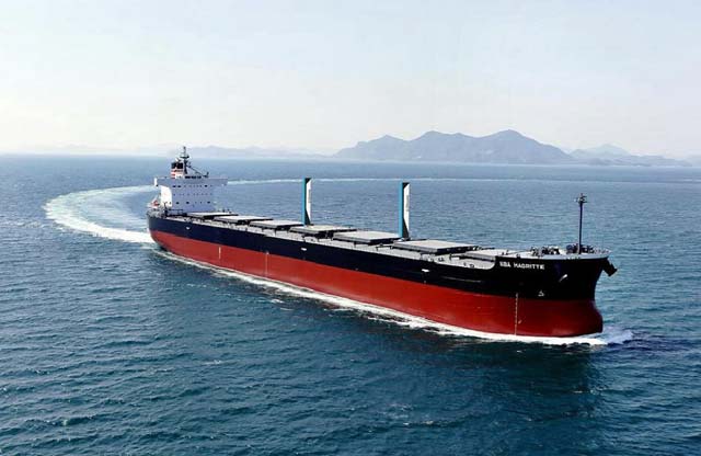 Ventifoils on ship (NYK)