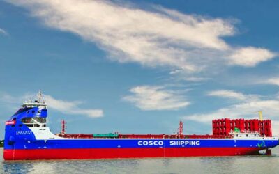 COSCO LAUNCHES ELECTRIC CONTAINER SHIP