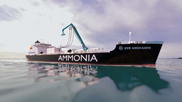 Ammonia refuelling boom (NYK)