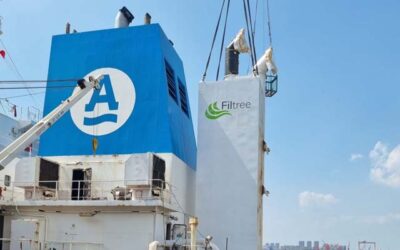 FIRST OF NINE CO2-CAPABLE SCRUBBER INSTALLATIONS COMPLETED