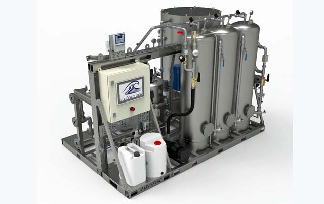 Water treatment system for EGR (Marinfloc)