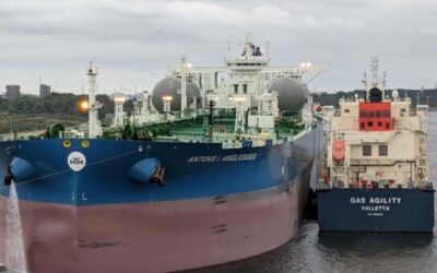 TOTALENERGIES BUNKERS ANGELICOUSSIS VLCCs WITH LNG
