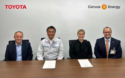 CORVUS EXTENDS FUEL CELL AGREEMENT WITH TOYOTA