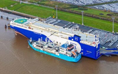 LANDMARK LNG BUNKERING OPERATION ON EMDEN PCTC