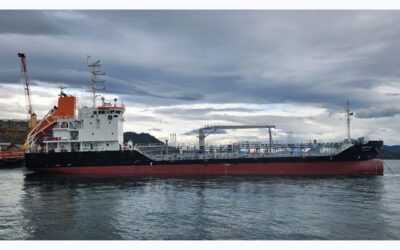 METHANOL BUNKER VESSEL DELIVERED TO SINGAPORE