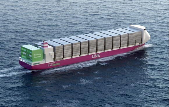 ONE ammonia vessel (Nihon / Helix PR)