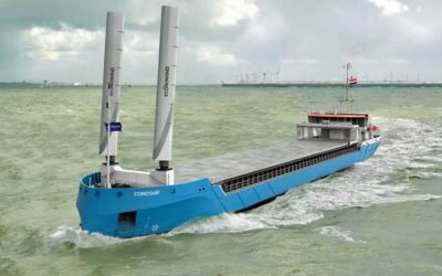NEW CONOSHIP GREEN GENERAL CARGO COASTAL VESSEL LAUNCHED