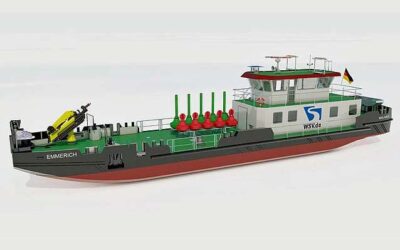 SCHOTTEL RUDDERPROPELLERS FOR FIVE NEW RIVER MAINTENANCE VESSELS