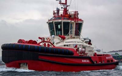 SANMAR DELIVERS BATTERY TUG TO NORWEGIAN OPERATOR