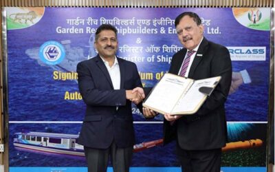 IRS AND GRSE SIGN MoU TO DEVELOP GREEN ENERGY VESSELS