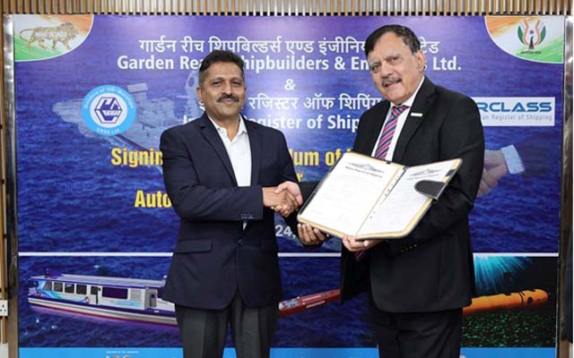 IRS and GRSE MoU (IRS/Helix)