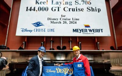 MEYER WERFT STARTS ASSEMBLY OF LNG-FUELLED DISNEY CRUISE SHIP