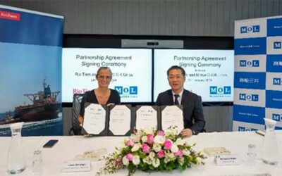 DECARBONISATION AGREEMENT SIGNED BY MOL AND RIO TINTO
