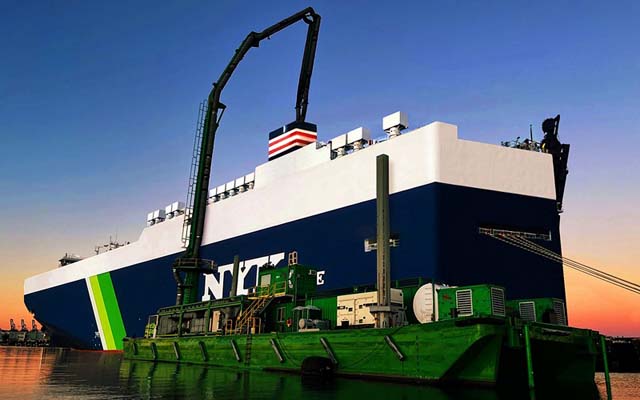 NYK PCTC with Stax system (NYK)