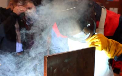 sanmar-meth Methanol tug steel cutting (Sanmar)