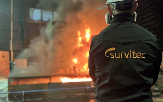 Survitec methanol fire (Seaborne)
