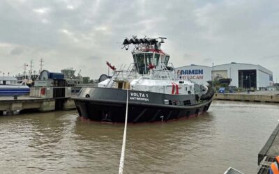 DAMEN ALL-ELECTRIC TUG FOR BELGIUM LAUNCHED