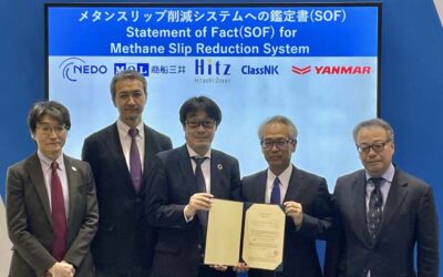 ClassNK VERIFIES METHANE SLIP REDUCTION SYSTEM