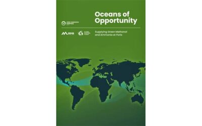 PORTS CAN SUPPLY GREEN METHANOL AND AMMONIA BY 2030 – GMF REPORT