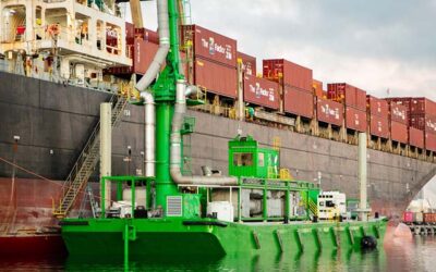 STAX PROVIDES MOBILE SCRUBBER SERVICE IN US PORT