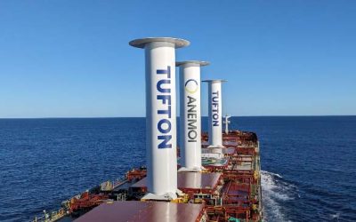 ROTOR SAIL EFFECTIVENESS PROVED ON INITIAL VOYAGE