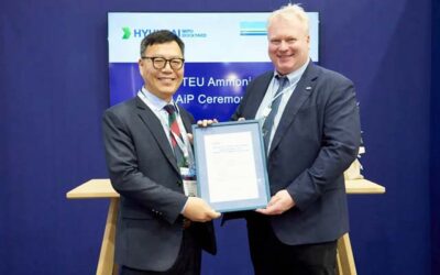 HD HYUNDAI MIPO RECEIVES DNV AIP FOR DUAL-FUEL FEEDER SHIP.