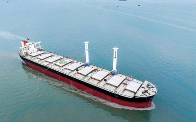 ROTOR SAILS RETROFITTED TO VALE CAPESIZE BULK CARRIER