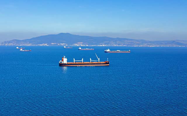 Ships waiting for port (JLA)