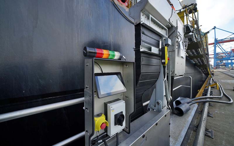 Landstrom Test Shore power test (HHLA)