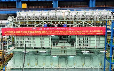 MAN ANNOUNCES MOST POWERFUL METHANOL ENGINE