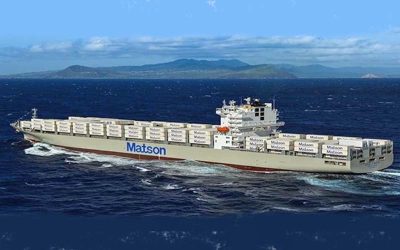 CORVUS ENERGY BATTERY SYSTEMS FOR MATSON LNG-HYBRID CONTAINERSHIPS