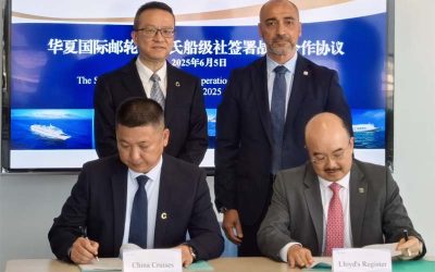 LR TO COOPERATE WITH CHINA CRUISES ON SUSTAINABILITY