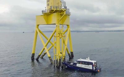 ALL-ELECTRIC FOILING CTV DEMONSTRATED AT SCOTTISH WIND FARM
