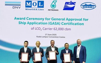 DNV APPROVES LCO2 CARRIER DESIGN