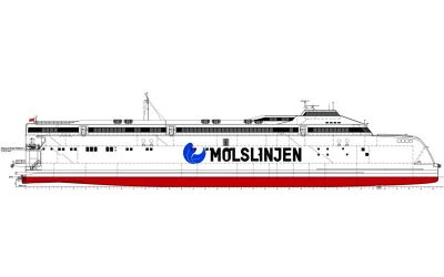 OSK PARTNERS IN DESIGN OF MOLSLINJEN ELECTRIC FERRIES