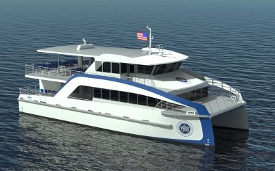 INCAT CROWTHER DESIGN FOR HOUSTON ELECTRIC TOUR VESSEL