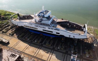 DAMEN LAUNCHES SECOND BC FERRIES ALL-ELECTRIC VESSEL