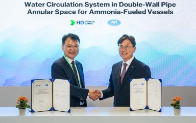 KR AND HYUNDAI TO DEVELOP SAFER AMMONIA FUEL PIPING SYSTEM