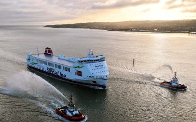 METHANOL HYBRID RO-RO BEGINS IRISH SEA OPERATION
