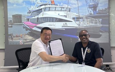 NEW BERMUDA LOW-EMISSION CATAMARAN FERRIES GAIN TECHNICAL ACCEPTANCE