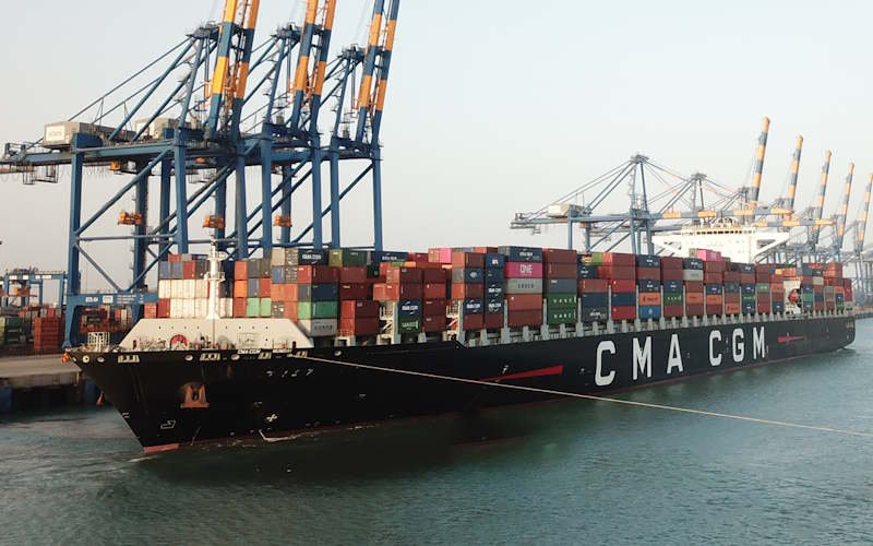 CMA CGM containership mumbai (CMA CGM)