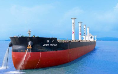 ANEMOI ROTOR SAILS INSTALLED ON U-MING VLOC